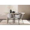 Venture Design Valgomojo komplektas Andy valgomojo stalas su Evelina valgomojo kėde 180x90 cm balintos medienos