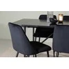 Venture Design Valgomojo komplektas Astrid valgomojo stalas ir naktiniai kėdės 200x75 cm juoda