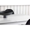 Venture Design Valgomojo komplektas Disa valgomojo stalas ir Polar kėdės 120x80 cm balta juoda