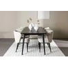 Venture Design Valgomojo komplektas Ellis valgomojo stalas su Agnes valgomojo kėdė 230x85 cm juoda