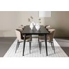 Venture Design Valgomojo komplektas Ellis valgomojo stalas su Modesto valgomojo kėdė 230x85 cm juoda