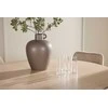 Venture Design Valgomojo komplektas Flora stalas ir naktinės kėdės 120 cm balta smėlio juoda