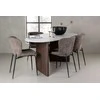 Venture Design Valgomojo komplektas Grönvik valgomojo stalas ir Modesto valgomojo kėdė 180x75 cm pilka