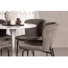 Venture Design Valgomojo komplektas Hamden valgomojo stalas ir Modesto kėdės 80x75 cm Balta Pilka