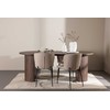 Venture Design Valgomojo komplektas Härön valgomojo stalas su Modesto valgomojo kėdė 200x90 cm Mocha