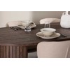 Venture Design Valgomojo komplektas Härön valgomojo stalas su Modesto valgomojo kėdė 200x90 cm Mocha