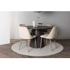 Venture Design Valgomojo komplektas Lanzo valgomojo stalas ir Night valgomojo kėdė 120 cm ruda
