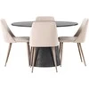 Venture Design Valgomojo komplektas Lanzo valgomojo stalas ir Night valgomojo kėdė 120 cm ruda