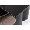 Venture Design Valgomojo komplektas Olivia valgomojo stalas su Berit valgomojo kėdė 210x100 cm juoda ruda poliesterio kordurojas plienas