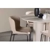 Venture Design Valgomojo komplektas Olivia valgomojo stalas su Modesto valgomojo kėdė 110 cm smėlio spalvos