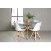 Venture Design Valgomojo komplektas Piazza valgomojo stalas ir Zeno valgomojo kėdė 120 cm Pilka