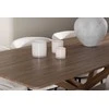 Venture Design Valgomojo komplektas Piazza valgomojo stalas su Agnes valgomojo kėde 180x90 cm Mocha