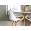 Venture Design Valgomojo komplektas Piazza valgomojo stalas ir Zeno valgomojo kėdė 120 cm Pilka