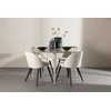 Venture Design Valgomojo komplektas Plaza 120 cm Smėlio spalvos