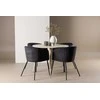 Venture Design Valgomojo komplektas Plaza valgomojo stalas ir Berit valgomojo kėdė 100 cm balta MDF