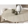 Venture Design Valgomojo komplektas Plaza valgomojo stalas su Agnes valgomojo kėde 100 cm balta MDF