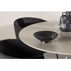Venture Design Valgomojo komplektas Plaza stalas su Berit kėdėmis 120 cm, smėlio spalvos MDF