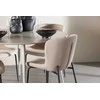 Venture Design Valgomojo komplektas Plaza stalas su Modesto kėdėmis 120 cm smėlio spalvos MDF