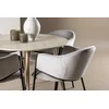 Venture Design Valgomojo komplektas Plaza valgomojo stalas su Evelina valgomojo kėde 100 cm balta MDF