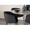Venture Design Valgomojo komplektas Plaza stalas su Berit kėdėmis 120 cm, smėlio spalvos MDF
