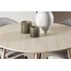 Venture Design Valgomojo komplektas Plaza valgomojo stalas su Evelina valgomojo kėde 100 cm balta MDF