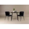 Venture Design Valgomojo komplektas Polar valgomojo stalas su Modesto valgomojo kėde 75x75 cm juodas