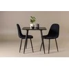 Venture Design Valgomojo komplektas Polar 75x75 cm Juodas