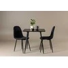 Venture Design Valgomojo komplektas Polar 75x75 cm Juodas