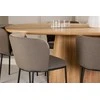 Venture Design Valgomojo komplektas Stjärnö stalas su 6 Edina kėdėmis 200x90 cm rudos spalvos