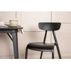 Venture Design Valgomojo komplektas Tempe valgomojo stalas ir Ursholmen kėdės Juodas MDF Metalas Plastikas