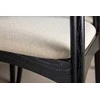 Venture Design Valgomojo komplektas Tyresö stalas 100x220 cm juodas su Ven kėde juoda