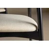 Venture Design Valgomojo komplektas Tyresö stalas ir Ven kėdė 120 cm juoda