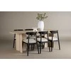 Venture Design Valgomojo komplektas Tyresö stalas 100x220 cm Balintas Juodas