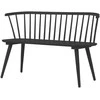 Venture Design Valgomojo sofa Bobby 120 cm juoda guminė mediena
