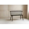 Venture Design Valgomojo sofa Bobby 120 cm juoda guminė mediena