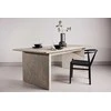 Venture Design Valgomojo stalas 100x200 cm, smėlio spalvos MDF