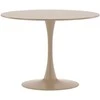 Venture Design Valgomojo stalas 100x75 cm, smėlio spalvos, MDF, plienas
