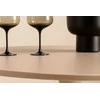 Venture Design Valgomojo stalas 100x75 cm, smėlio spalvos, MDF, plienas