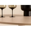 Venture Design Valgomojo stalas 100x75 cm, smėlio spalvos, MDF, plienas