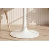 Venture Design Valgomojo stalas ø110 cm, baltas MDF
