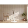 Venture Design Valgomojo stalas ø110 cm, baltas MDF