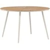 Venture Design Valgomojo stalas 120 cm smėlio spalvos polišalmas