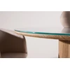 Venture Design Valgomojo stalas 120x75 cm Baltas stiklas