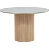Venture Design Valgomojo stalas 120x75 cm Baltas stiklas