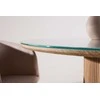 Venture Design Valgomojo stalas 120x75 cm Baltas stiklas
