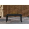 Venture Design Valgomojo stalas 160x240x100x75 cm Juodas Aliuminis