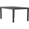Venture Design Valgomojo stalas 160x240x100x75 cm Juodas Aliuminis