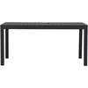 Venture Design Valgomojo stalas 160x240x100x75 cm Juodas Aliuminis