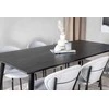 Venture Design Valgomojo stalas 180x90 cm Juodas