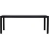 Venture Design Valgomojo stalas 205x90x74 cm Juodas Polywood